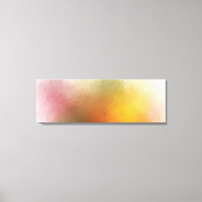 Lienzo Púrpura azul verde rosa amarillo rojo moderno de m (Anverso)