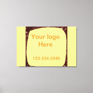 Lienzo Purpurina brillante verde simple añada su número d