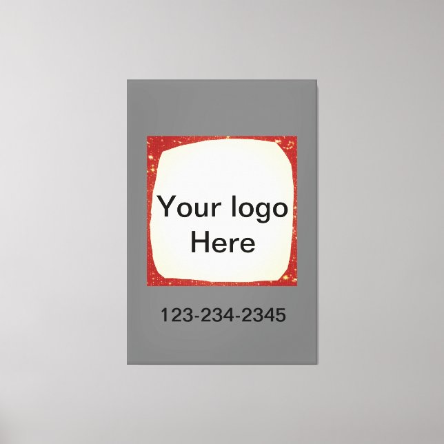 Lienzo Purpurina brillante verde simple añada su número d (Anverso)