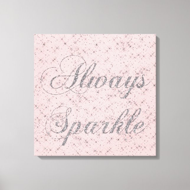 Lienzo Purpurina Sparkle Silver (Anverso)