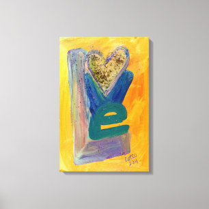 Lienzo Purpurinas de pintura de la pila de primavera de a