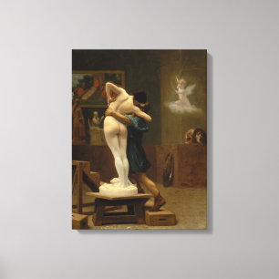 Lienzo Pygmalion y Galatea por Jean-León Gerome