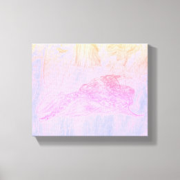 Lienzo Python in Mist Canvas Print
