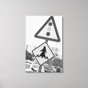 Lienzo Qatar, Y Dawhah, Doha. Peatón árabe 2