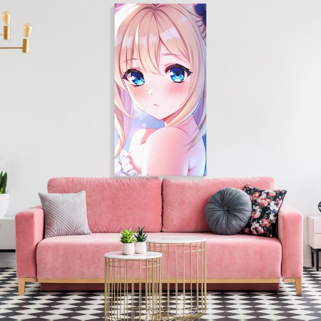 Lienzo QT Ojos Azules 3 (Insitu (Sala de estar))