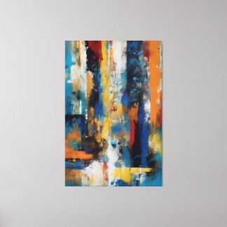 Lienzo Quadro abstrato Impressão em Canvas