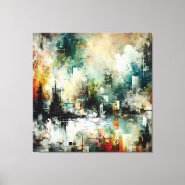 Lienzo Quadro Abstrato várias cores