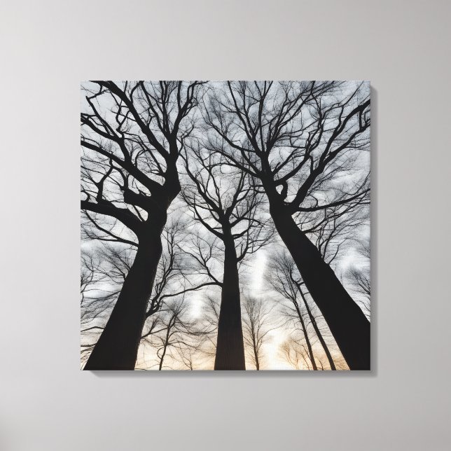 Lienzo Quadro Árvore seca no deserto (Anverso)