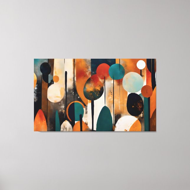 Lienzo Quadro decorativo abstrato material Canvas (Anverso)
