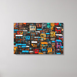 Lienzo Quadro decorativo favela Impressão em Canva