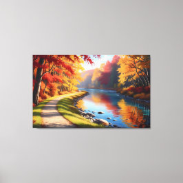 Lienzo Quadro Decorativo Floresta de Outono