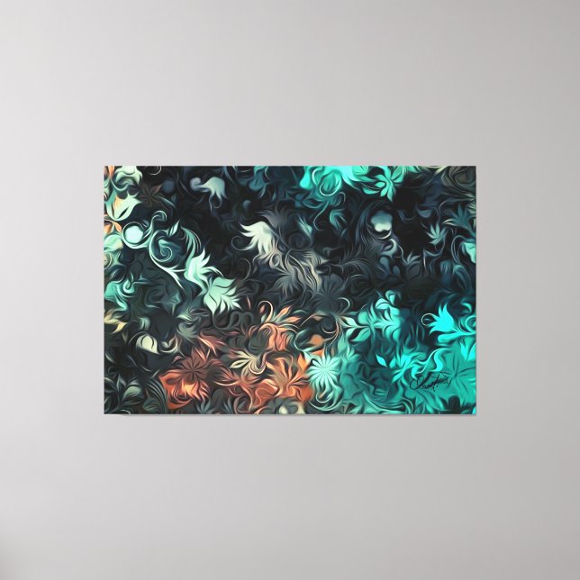 Lienzo Quadros Abstrato Canvas Onaitsirc Infinity (Anverso)