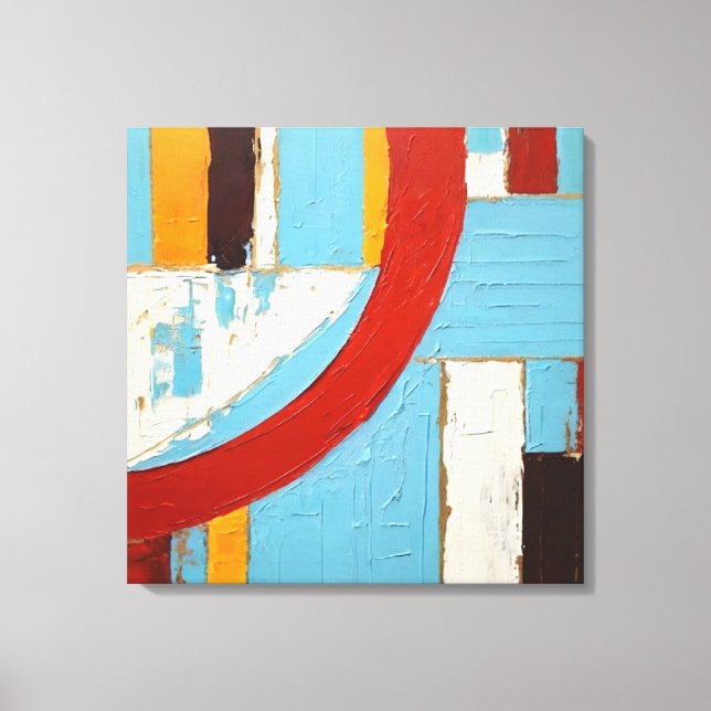 Lienzo Quadros Decorativos em Canvas A Dança das Ondas (Anverso)