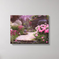 Quaint Floral Get-a-way con un estanque