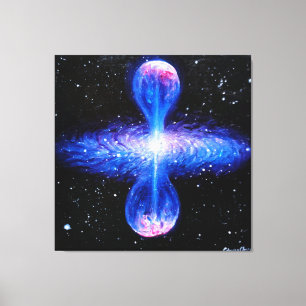 Lienzo Quasar azul