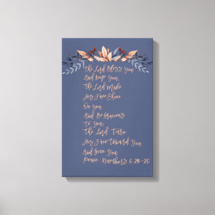 Lienzo Que El Señor Te Bendiga Y Te Mantenga.