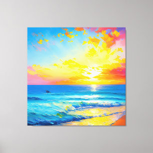 Lienzo "Qué hay en el agua".