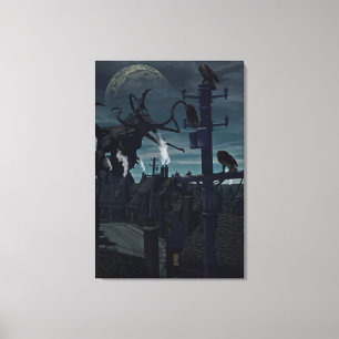 Lienzo Qué los búhos vieron