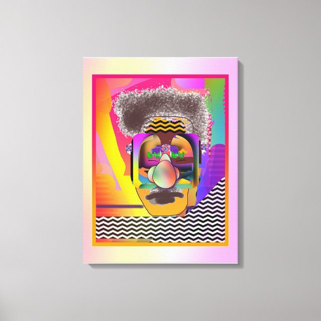 Lienzo Qué Novedad cara a cara siguiente (Anverso)