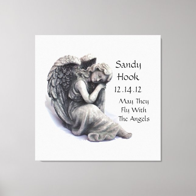 Lienzo Que Vuelen Con Los Ángeles (Anverso)