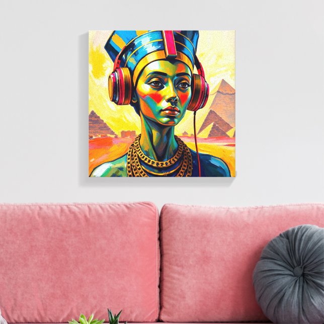 LIENZO QUEEN NEFERTITI 2 (Insitu (Sala de estar))