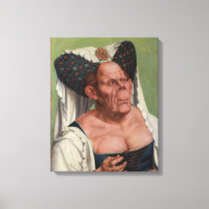 Lienzo Quentin Matsys - Una anciana grotesca