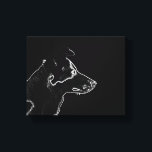 Lienzo Quieres un perro | Esbozo de fotografías digitales<br><div class="desc">Quieres un perro | Impresión de lienzos para esbozar fotografías digitales en blanco</div>