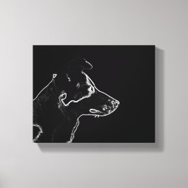 Lienzo Quieres un perro | Esbozo de fotografías digitales