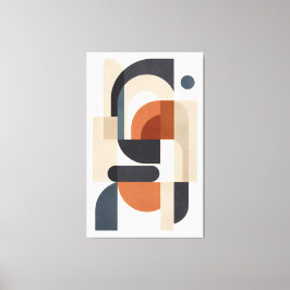 Lienzo Quiet Geometry in Balance