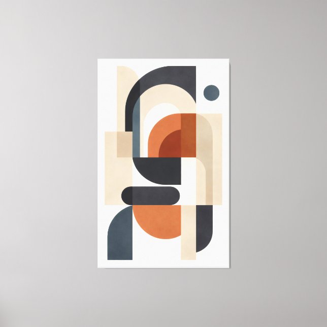 Lienzo Quiet Geometry in Balance (Anverso)