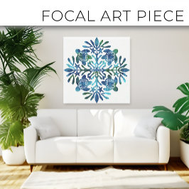 Lienzo Quilt Honu hawaiano (tortuga marina)