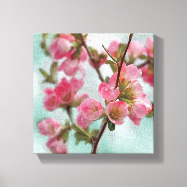 Lienzo Quince Blossoms (Anverso)
