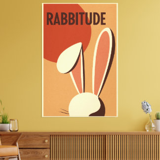 Lienzo Rabbitude Poster
