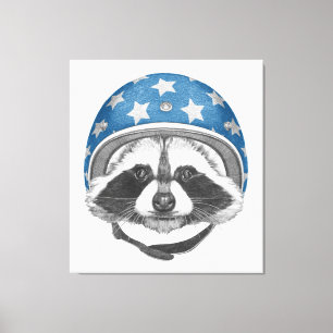 Lienzo Raccoon Daredevil