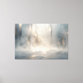 Lienzo Radiant Field – Luminous Abstract Horizon Canvas W