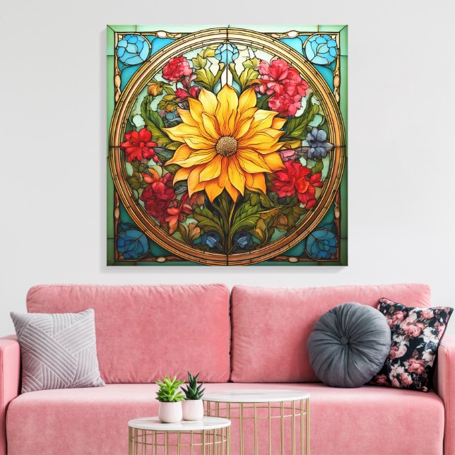 Lienzo Radiant Florals (Insitu (Sala de estar))