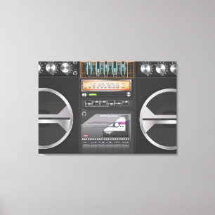 Lienzo Radiograbadora Ghetto Blaster