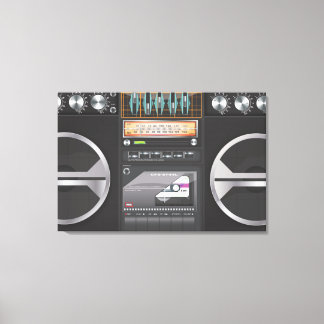 Lienzo Radiograbadora Ghetto Blaster
