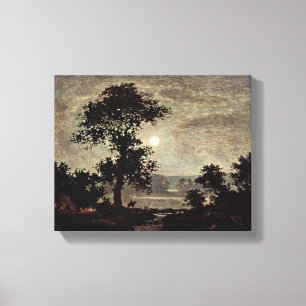 Lienzo Rafael Albert Blakelock - claro de luna