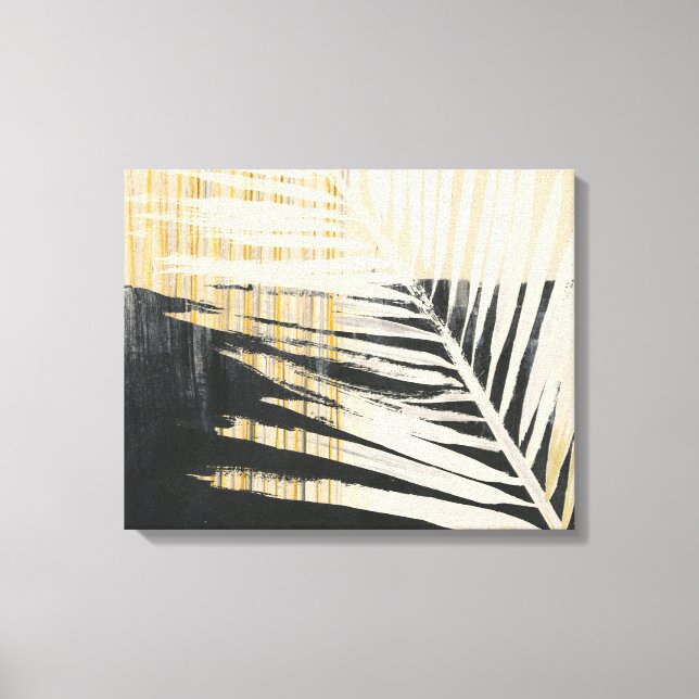 Lienzo Raffia de Oro - Palm Fronds (Anverso)