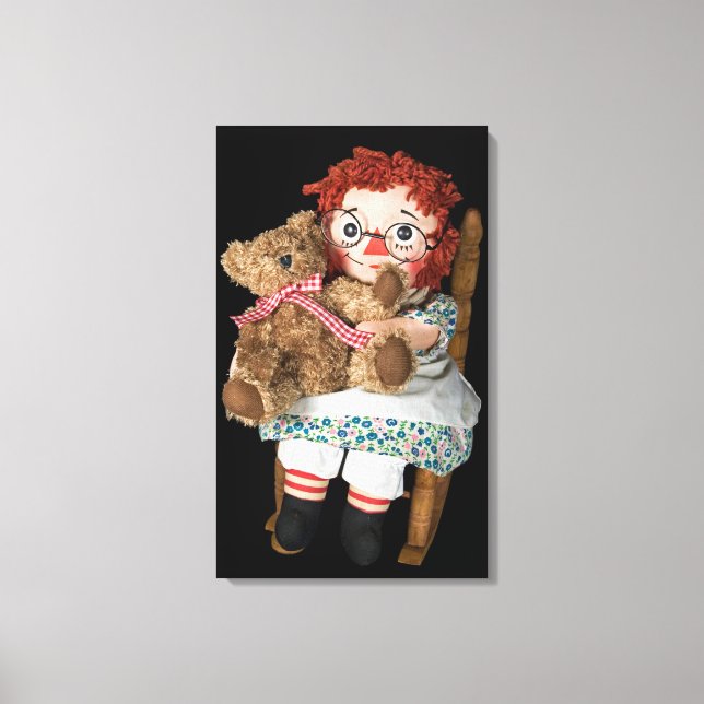 Lienzo Rag Doll y Teddy Bear (Anverso)