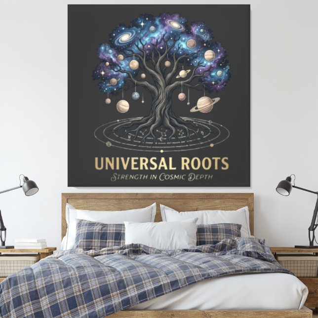 Lienzo Raíces Universales (Insitu(Dormitorio))
