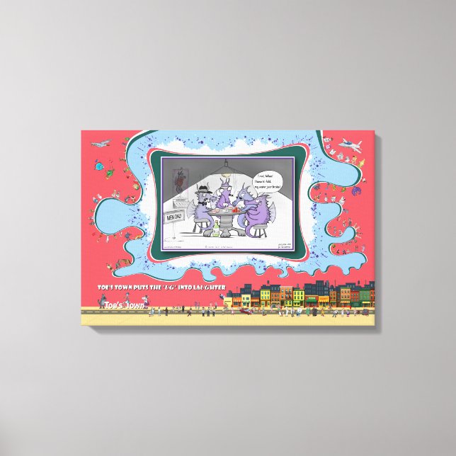 Lienzo Raise, Fold, or Dilate | Literal Wordplay 24x16 (Anverso)