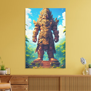 Lienzo “Raksasa Nusantara” (Gigante del Archipiélago)
