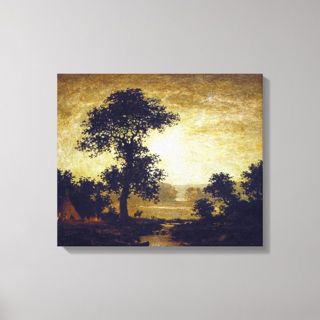 Lienzo Ralph Albert Blakelock Moonlight (Anverso)