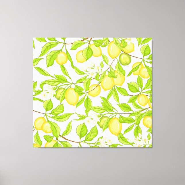 Lienzo Rama de limonero: patrón continuo rayado (Anverso)