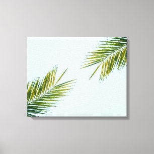 Lienzo rama de palmera