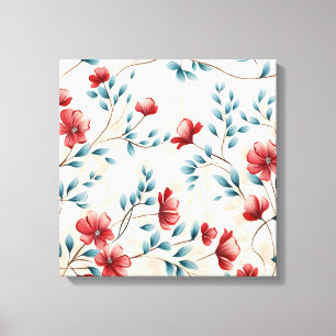 Lienzo Rama floral botánica elegante