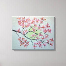 Lienzo Rama Sakura. Pintura de aceite