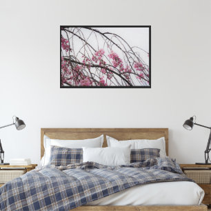 Lienzo Ramas de flores de cerezo 30"x20"